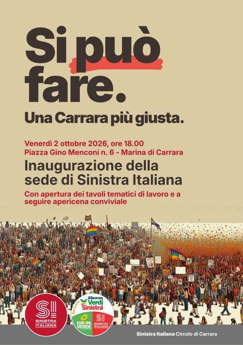 Inaugurazione della sede di Sinistra Italiana
